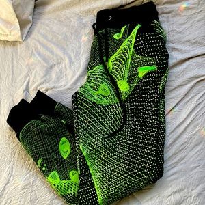 Like new Rip N rip Glow in the dark joggers.